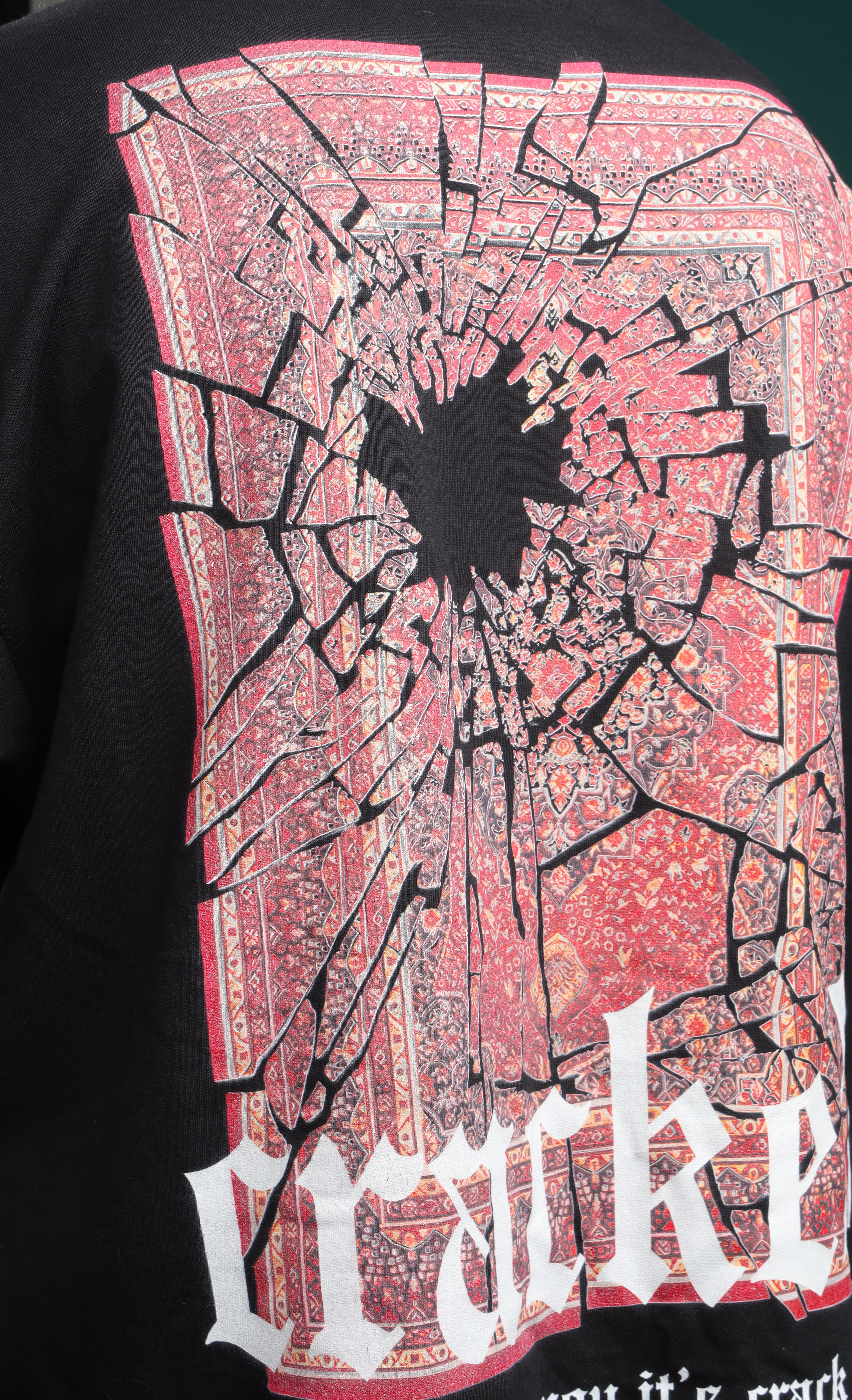 Cracked Oversized T-Shirt