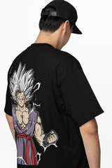 Dragon Ball Z Men's Oversized Black T-Shirt