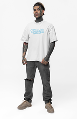 Upside Down 1984 Men's Oversized White T-Shirt