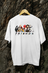 Friends Men's Oversized White T-Shirt