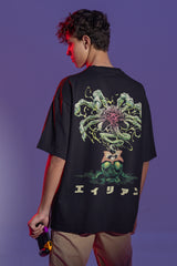 Retro Fusion Men's Black T-Shirt